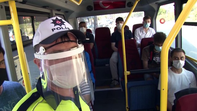 Polis sokak sokak gezerek korona virüs denetimi yaptı