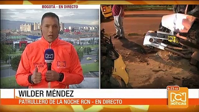 Accidente de tránsito en Bogotá dejó nueve personas heridas