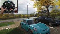Porsche 911 GT3 RS - Forza Horizon 4 ¦ Logitech g29 gameplay (Steering Wheel   Paddle Shifter)