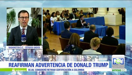 Exfuncionarios de la Casa Blanca reafirman preocupación de Trump por "explosión de coca en Colombia"