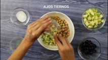 RECETAS VEGANAS EN 5 MIN - ENSALADA DE GARBANZOS Y MANZANA