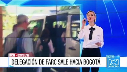 Tải video: Exclusivo RCN: Imágenes de la salida de la delegación de las Farc desde Cuba hacia Bogotá