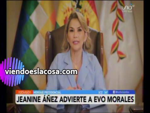 Jeanine Áñez mensaje por sus diez meses de gestión