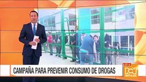 Autoridades promueven campaña para prevenir el consumo de drogas en colegios de Bogotá
