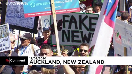 Covid-19: Yeni Zelanda'da 'maskesiz' karantina protestosu