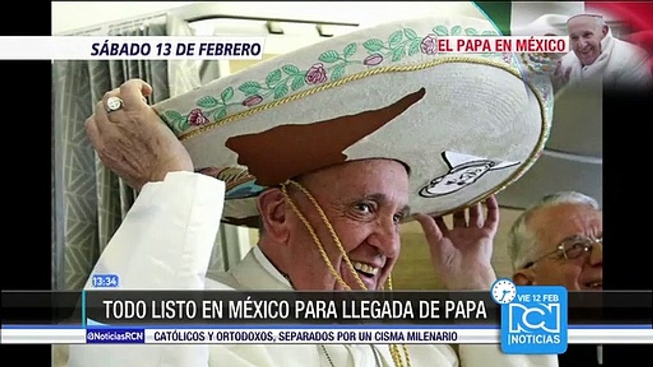 Esta será la agenda que cumplirá el Papa Francisco durante su visita a México