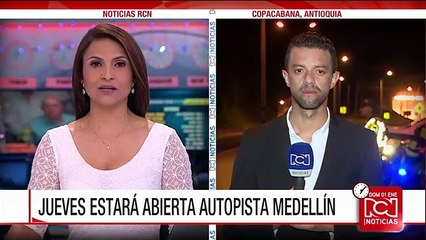 Exitosa implosión en tramo de montaña en la vía Medellín - Bogotá