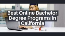 Best Online Bachelor Degree Programs in California