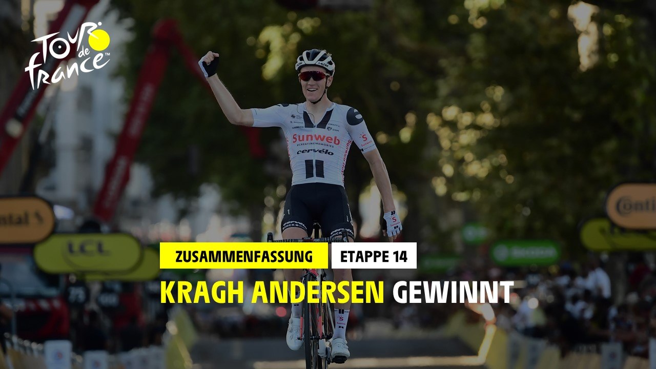 #TDF2020 - Etappe 14 - Kragh Andersen gewinnt