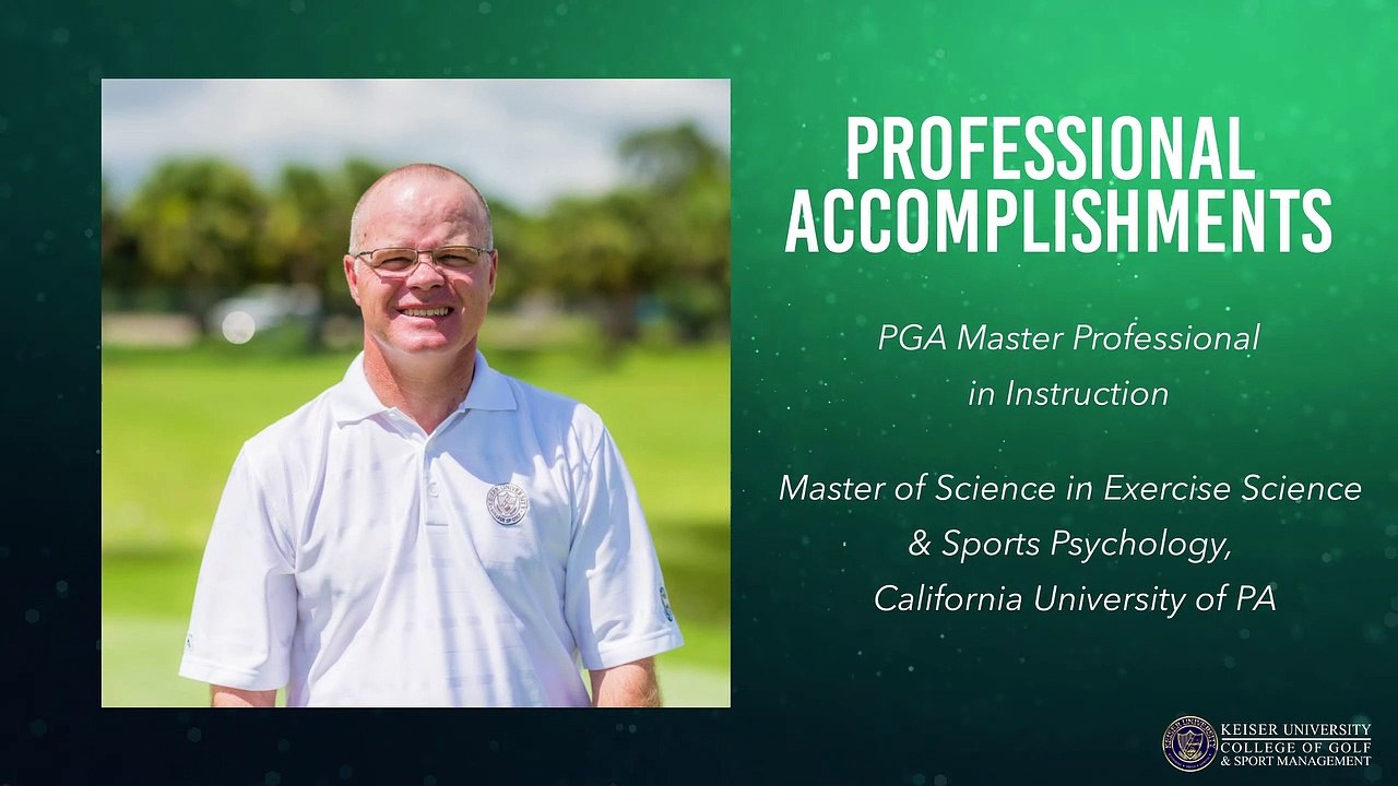 David Wixson PGA Master Professional Instructor,The College of Golf