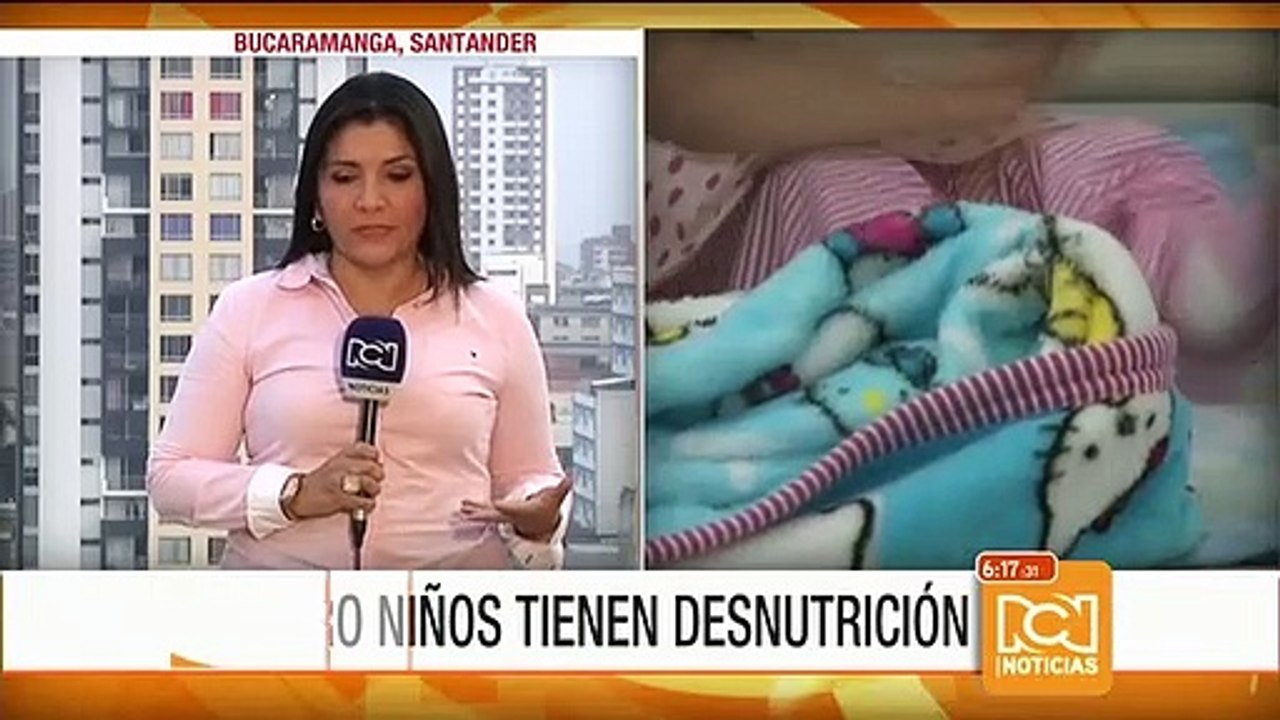 Cuatro niños en Santander fueron diagnosticados con desnutrición