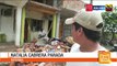 Hombre construye refugio para animales afectados por sismo en Ecuador