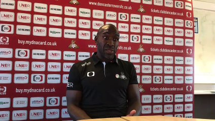 Darren Moore on team selection for Doncaster Rovers' clash with MK Dons