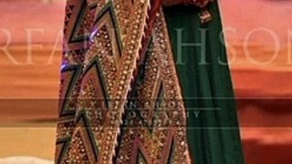 green evergreen, latest collection in green, designer collection, beautiful outfits, party wear , new wedding collection mostly mehndi.