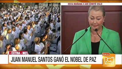 Embajador de Colombia en Noruega: Nobel de paz a Santos "es un homenaje a la Nación en procura de la paz"