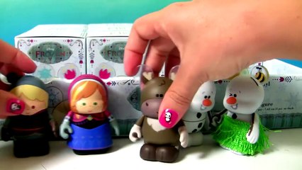 Download Video: Disney Frozen Vinylmation Surprise Boxes Princess Anna Elsa Kristoff Olaf Vinyl toys Disneycollector