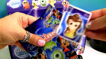 Disney Wikkeez Blind Bags SURPRISE + Mickey Mouse Wikkeez Tin Case Disney Pixar Toys Unboxing Review