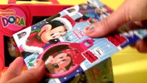 Dora Surprise Candy Boxes Christmas in July Disney Minnie Mouse Surprise Eggs & Dora the Explorer