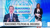 Sectores políticos están divididos ante discurso del presidente Santos ante la ONU