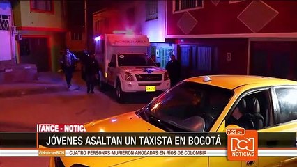 Dos jóvenes asaltaron a un taxista al sur de Bogotá