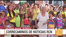 Habitantes de Cartagena denuncian el peligro que generan varios huecos en una vía