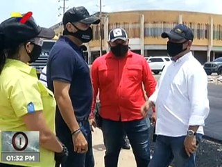 Colocan más de 8.500 toneladas de asfalto en mercado Las Pulgas, estado Zulia