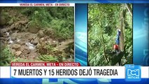 Familiares de las víctimas del accidente en Villavicencio viven un drama