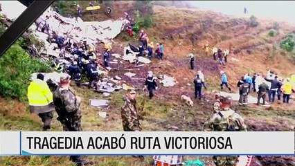 Tragedia aérea en Antioquia enluta al fútbol mundial
