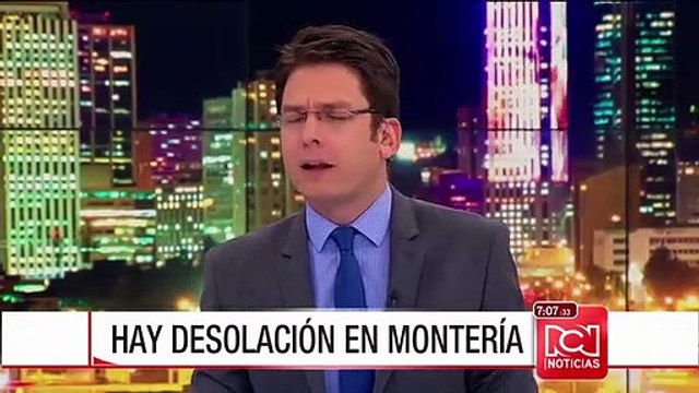 Absoluta soledad en calles de Montería por temor al paro armado de los Úsuga