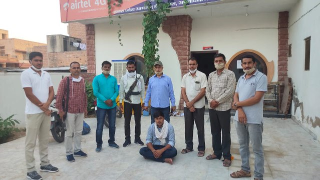 बीकानेर में पुलिस पर फायरिंग कर भागा हार्डकोर सरदारपुरा में पकड़ा