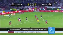 Pasto le sacó un valioso empate a Junior en Barranquilla