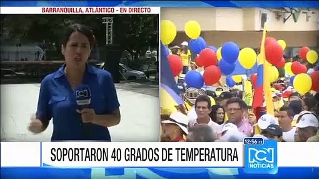 Asistentes a marcha No Más en Barranquilla dijeron: No más Farc”