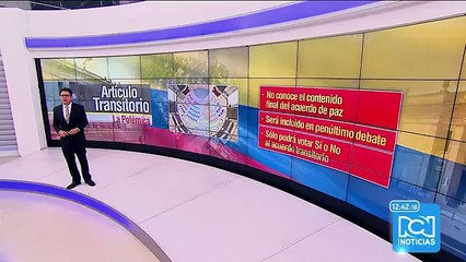 Uribe: acuerdo de La Habana pone a las Farc al nivel del Estado