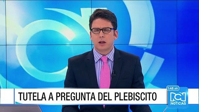 Instauran tutela contra pregunta del plebiscito para refrendar acuerdos con las Farc