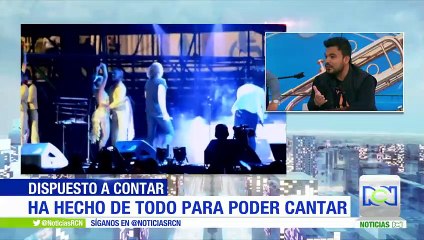 Dispuesto a contar: Sebastián Trujillo y el esfuerzo para cumplir el sueño de ser cantante