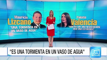 "Aquí no hay una negociación, sino una extorsión": Paloma Valencia