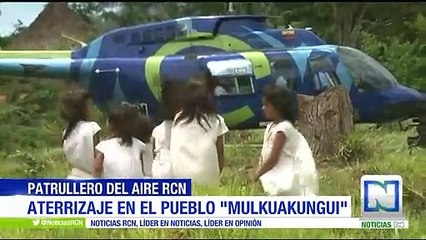 El Patrullero del Aire sobrevoló y aterrizó en la Sierra Nevada de Santa Marta