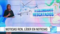 Las labores de socorro de la Fuerza Aérea Colombiana y el Ejército Nacional en Perú