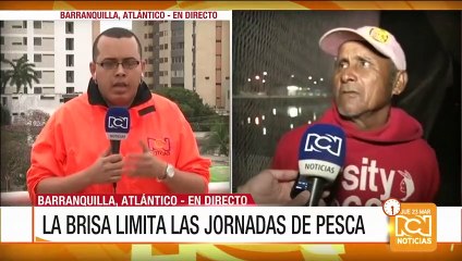 Fuertes brisas afectan la pesca en Barranquilla