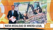 Nueva modalidad de minería ilegal en Cauca