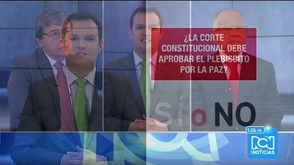 Sí o No: Responden Alfonso Gómez Méndez y Carlos Holmes Trujillo