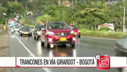 Trancones y largas filas en la vía Girardot-Bogotá por plan retorno