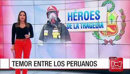 La heroica labor de los rescatistas en Perú en medio de la tragedia