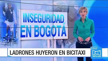 Ladrones que saquearon establecimiento comercial huyeron en un bicitaxi