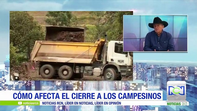 ¿Cómo afecta el cierre de la vía Bogotá-Villavicencio a los campesinos?
