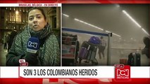 Son tres los colombianos heridos en atentados terroristas en Bélgica