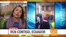 Cruz Roja Colombiana ayuda a víctimas de sismo en Ecuador