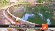 Tradicional tanque de agua en Bogotá sufre los rigores del fenómeno del Niño