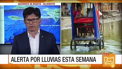 ¿Cuál será el pico de lluvias para esta semana en Colombia?