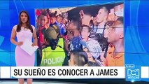 Menor enfermo de cáncer sueña con conocer a James Rodríguez